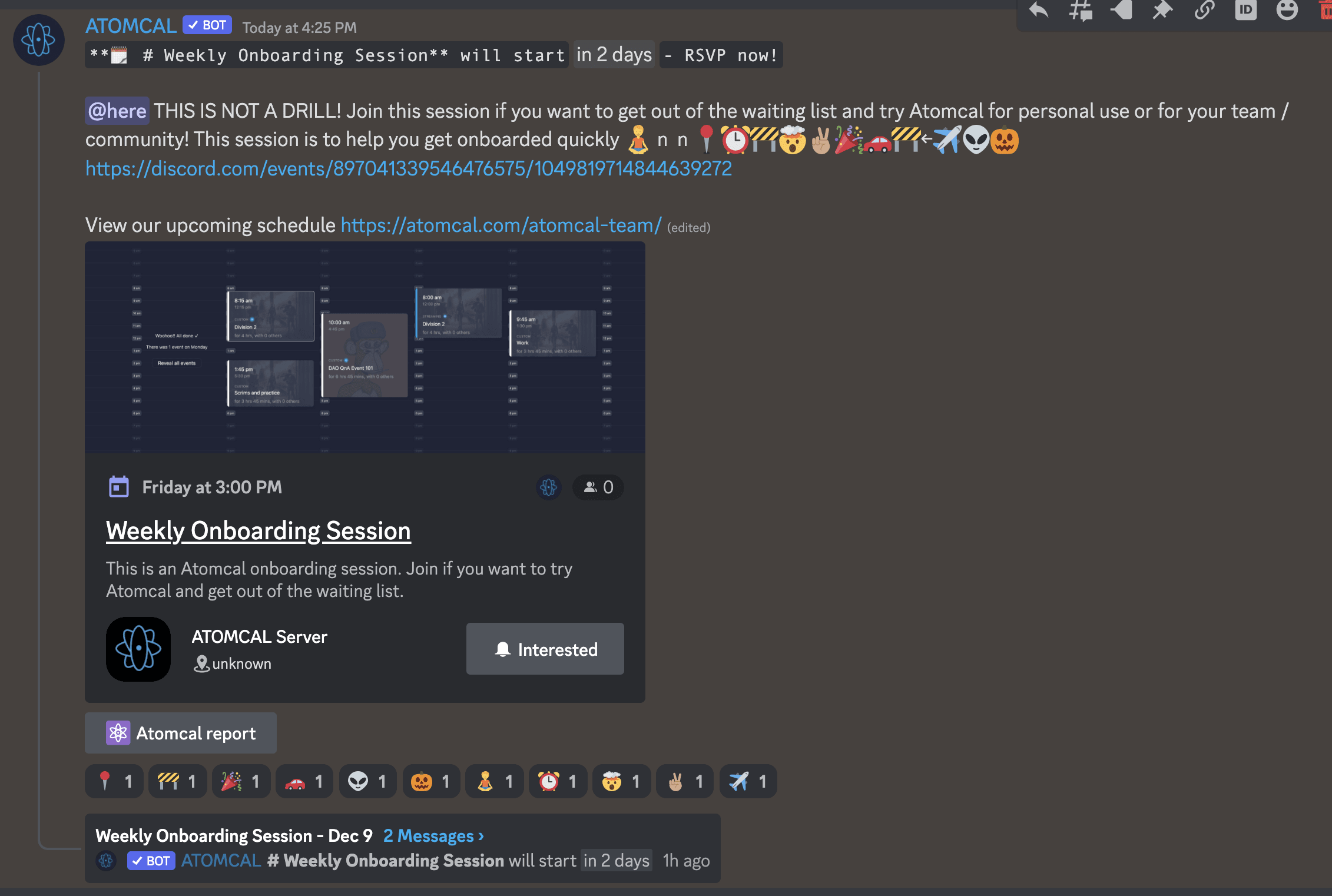 The Calendar Layer For Discord