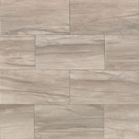 Athena 12" x 24" x 3/8" Floor and Wall Tile in Ash