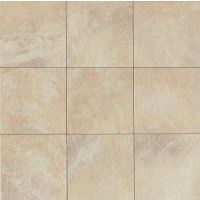 Rok 13" x 13" x 3/8" Floor and Wall Tile in Almond