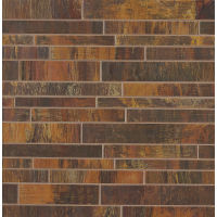 Acadia 2" x 6" Wall Mosaic in Islesford Copper
