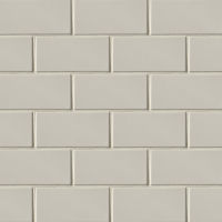 Costa Allegra 3" x 6" x 5/16" Floor and Wall Tile in Cinder