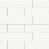 Costa Allegra 3" x 6" x 5/16" Floor and Wall Tile in White Sand