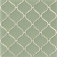 Mallorca Glass Wall Mosaic in Fern