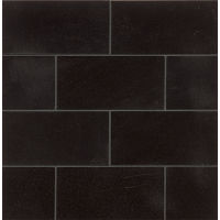 Absolute Black 3" x 6" x 3/8" Wall Tile