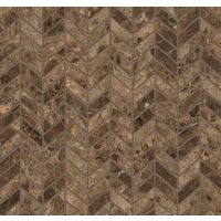 Emperador Dark Wall Mosaic