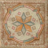 Cotto Nature 3" x 3" x 3/8" Trim in Decos- Hand Painted