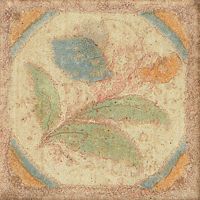 Cotto Nature 3" x 3" x 3/8" Trim in Decos- Hand Painted