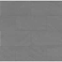Area 3D 12" x 24" x 3/8" Floor and Wall Tile in Grey