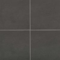 Simply Modern 12" x 12" x 3/8" Floor and Wall Tile in Black