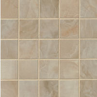 Onyx 2" x 2" Floor and Wall Mosaic in Camel
