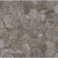 Stone Mountain Floor and Wall Mosaic in Gris