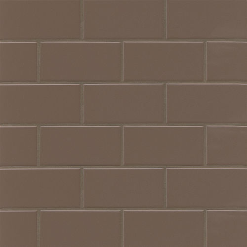 Traditions 3" x 6" x 1/4" Wall Tile in Cocoa