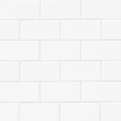 Traditions 3" x 6" x 1/4" Wall Tile in Ice White
