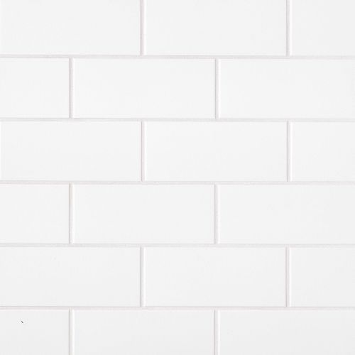 Traditions 4" x 10" Wall Tile in Ice White