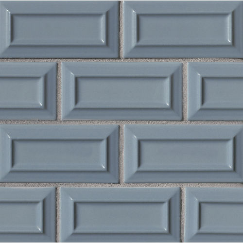 Costa Allegra 3" x 6" x 5/16" Decorative Tile in Adriatic