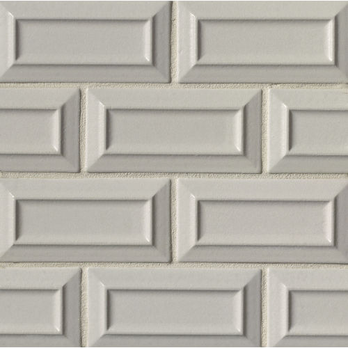Costa Allegra 3" x 6" x 5/16" Decorative Tile in Cinder