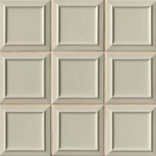 Costa Allegra 6" x 6" Decorative Tile in Silver Strand