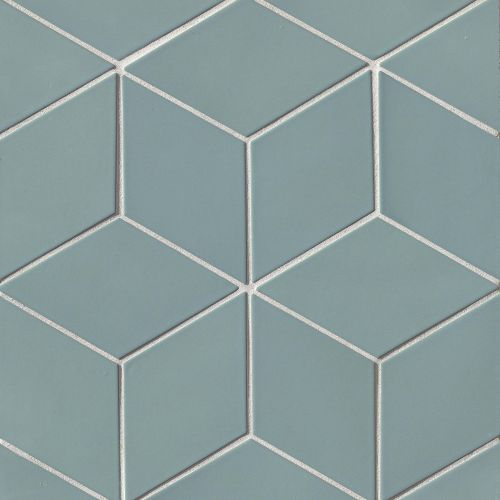 Costa Allegra 4.5" x 8" x 1/2" Floor and Wall Tile in Tide