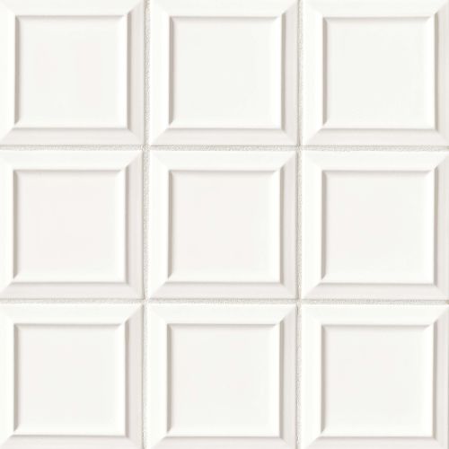 Costa Allegra 6" x 6" x 5/16" Decorative Tile in White Sand