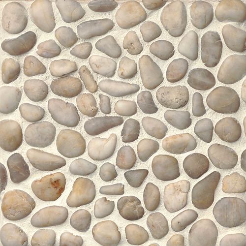Hemisphere Floor and Wall Mosaic in Fatima Cream