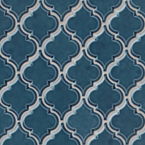Provincetown 5-1/8" x 4-1/16" Wall Mosaic in Cape Cod Blue