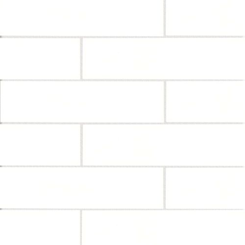 Provincetown 4" x 16" x 3/8" Floor and Wall Tile in Porch White