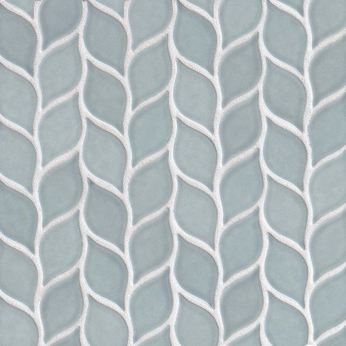 Provincetown 2-13/16" x 1-7/16" Floor and Wall Mosaic in Surfside Blue