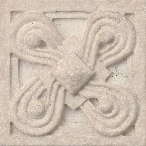 Marmi Di Napoli 2.25" x 2.25" Decorative Tile in Creme Brulee