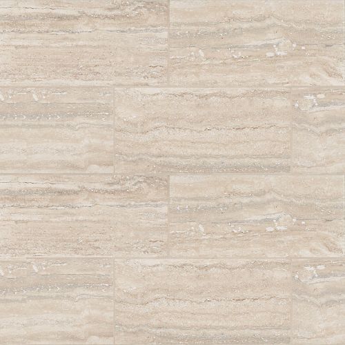 Toscano 12" x 24" x 5/16" Floor and Wall Tile in Silver
