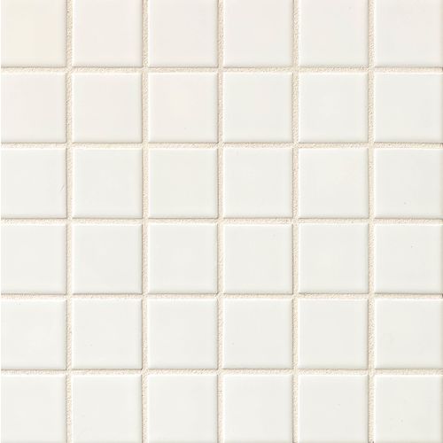 Elements Floor and Wall Mosaic in White