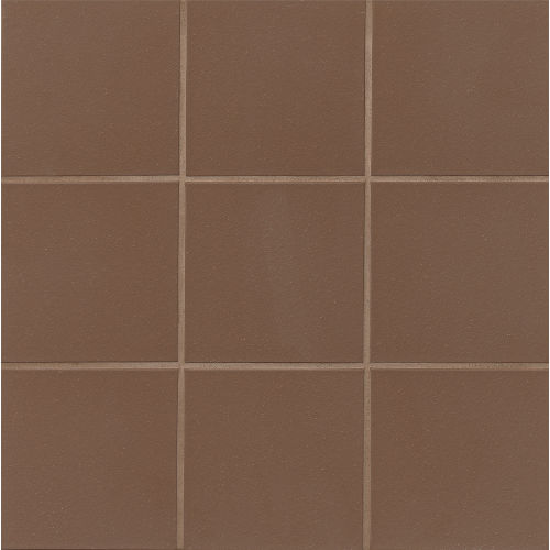 Metropolitan 6" x 6" Floor & Wall Tile in Chestnut Brown