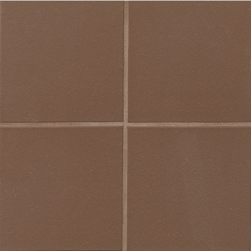Metropolitan 8" x 8" x 1/2" Floor and Wall Tile in Chestnut Brown