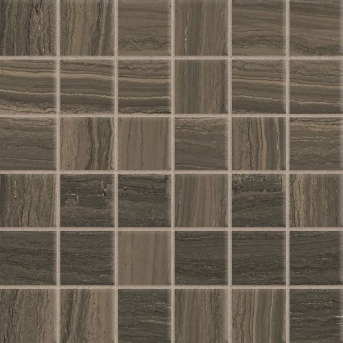 Highland 2" x 2" Floor & Wall Mosaic in Cocoa