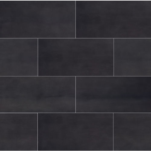 Plane 15" x 30" x 1/4" Floor and Wall Tile in Black