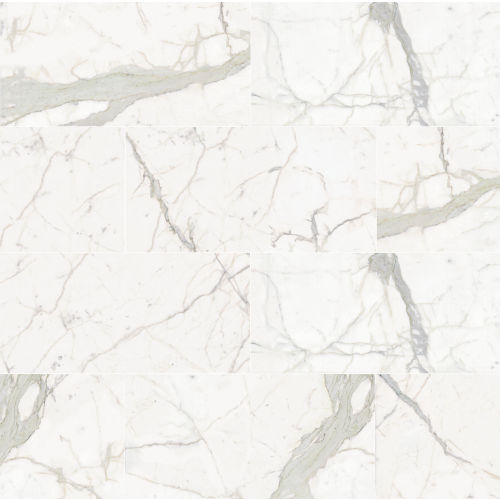 Plane 15" x 30" Floor & Wall Tile in Classico (Calacatta)