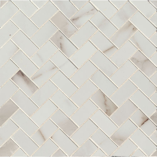 Calacatta 1" x 2" Floor & Wall Mosaic