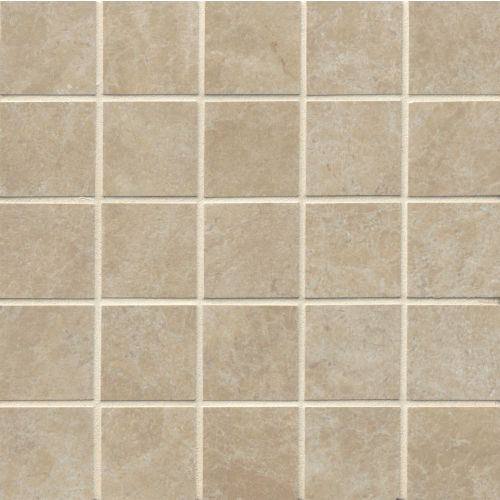 Indiana Stone 2" x 2" Floor and Wall Mosaic in Beige