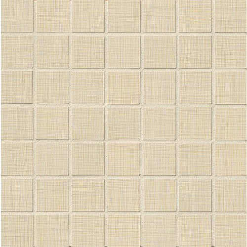 Linen 1-1/2" x 1-1/2" Floor & Wall Mosaic in Almond
