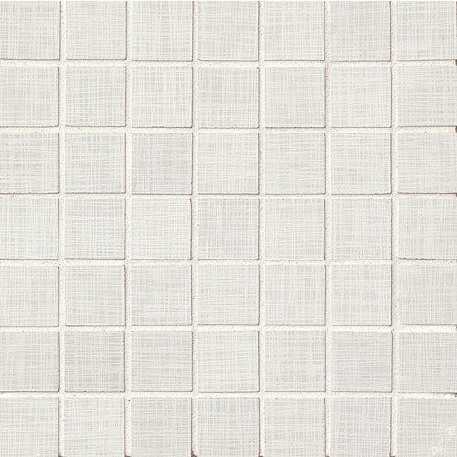 Linen 1-1/2" x 1-1/2" Floor & Wall Mosaic in White