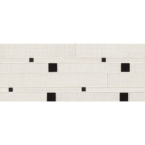 Linen Floor & Wall Mosaic in White
