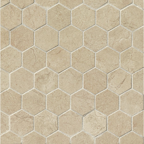 Marfil 2" x 2" Floor and Wall Mosaic in Crema