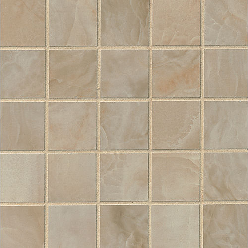 Onyx 2" x 2" Floor & Wall Mosaic in Camel
