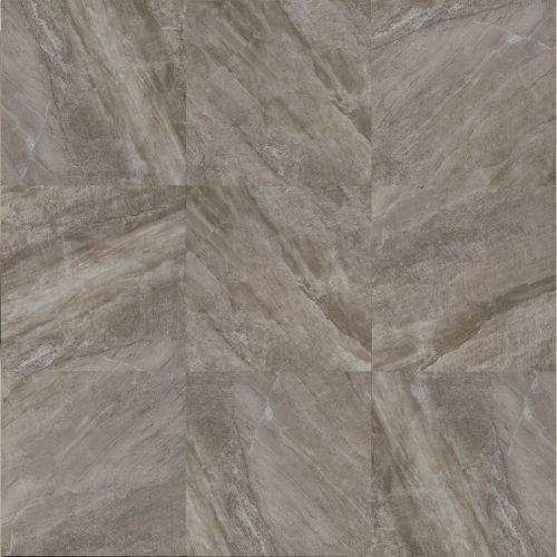 Stone Mountain 20" x 20" x 3/8" Floor and Wall Tile in Gris