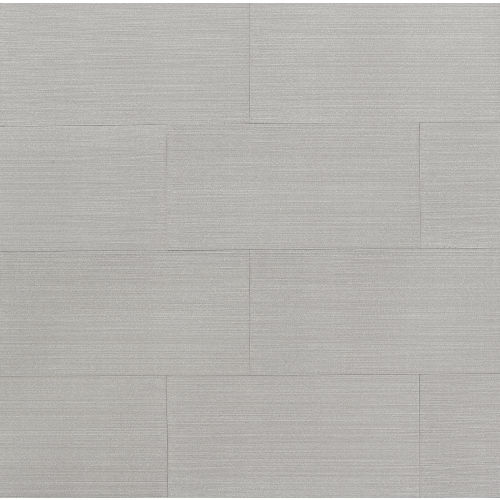 Strands 12" x 24" x 7/16" Floor and Wall Tile in Silver