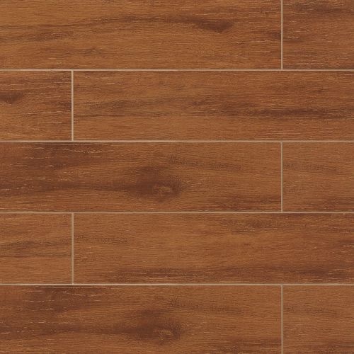 Prestige Collection 6" x 24" x 3/8" Floor and Wall Tile in Cherry
