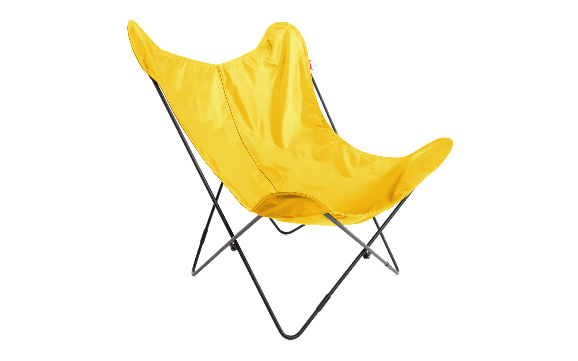Butterfly Chair - Polyester-COL27 - Yellow-Black