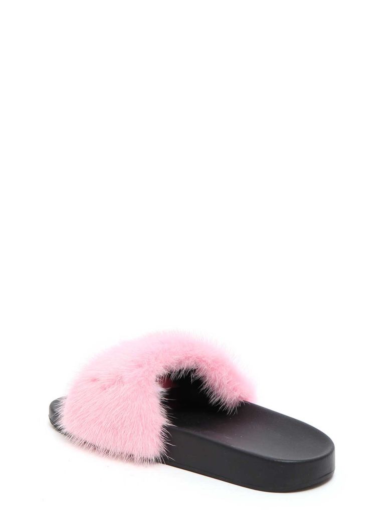 womens pink givenchy slides