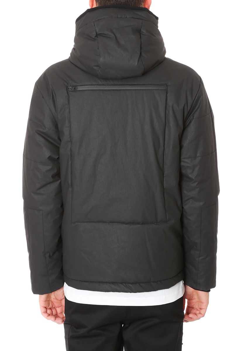 letasca black nylon down jacket