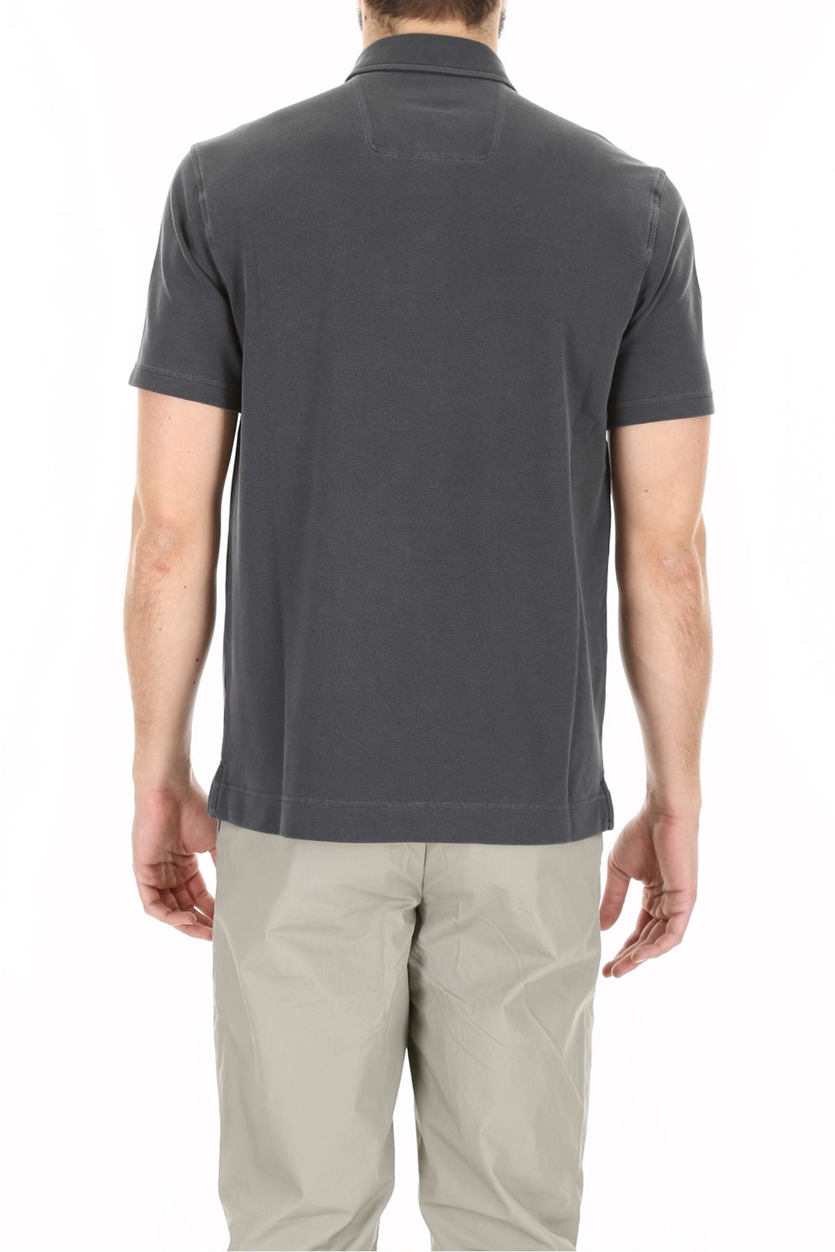 short-sleeved polo shirt
