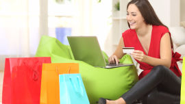 Shop safely from the comfort of home by following these simple rules.